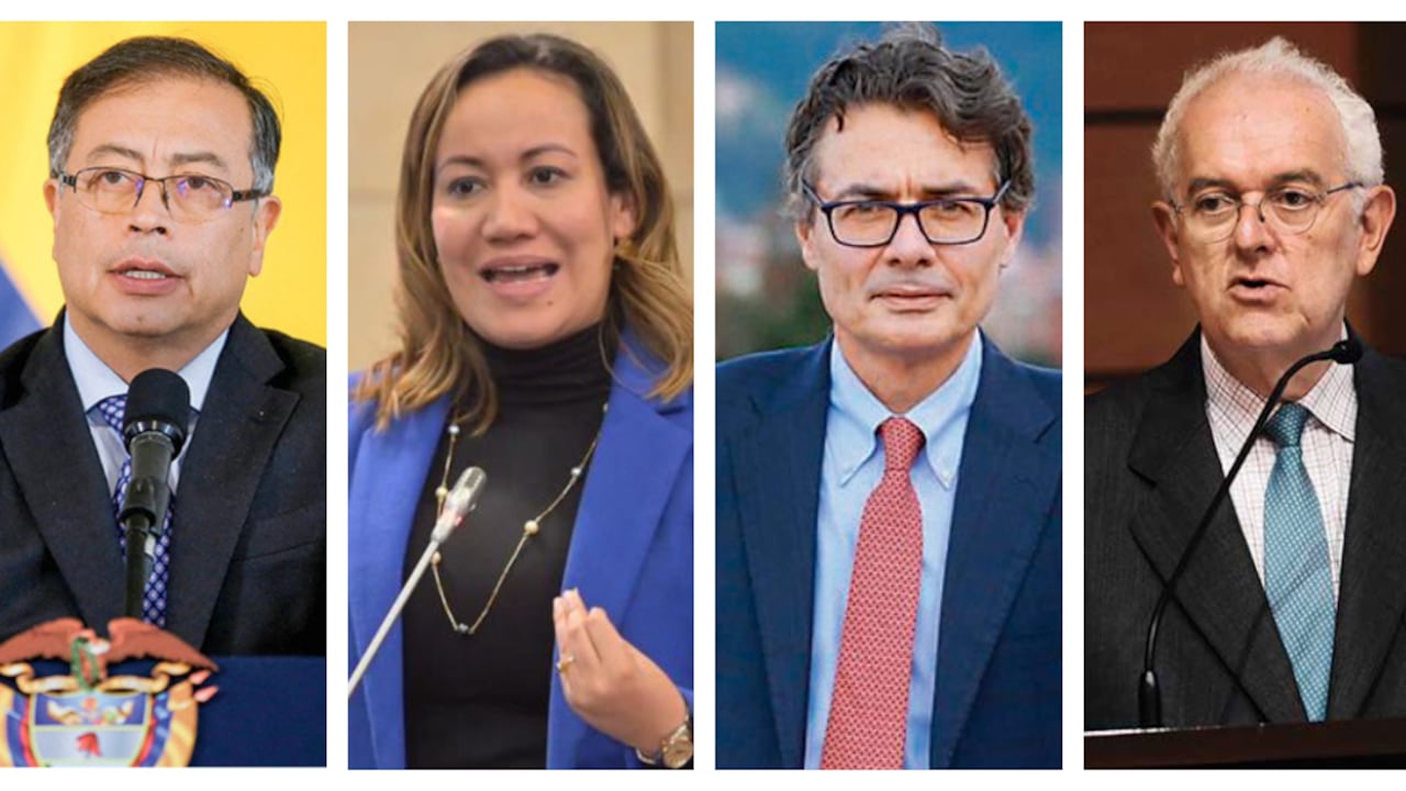 Gustavo Petro, Carolina Corcho, Alejandro Gaviria y José Antonio Ocampo