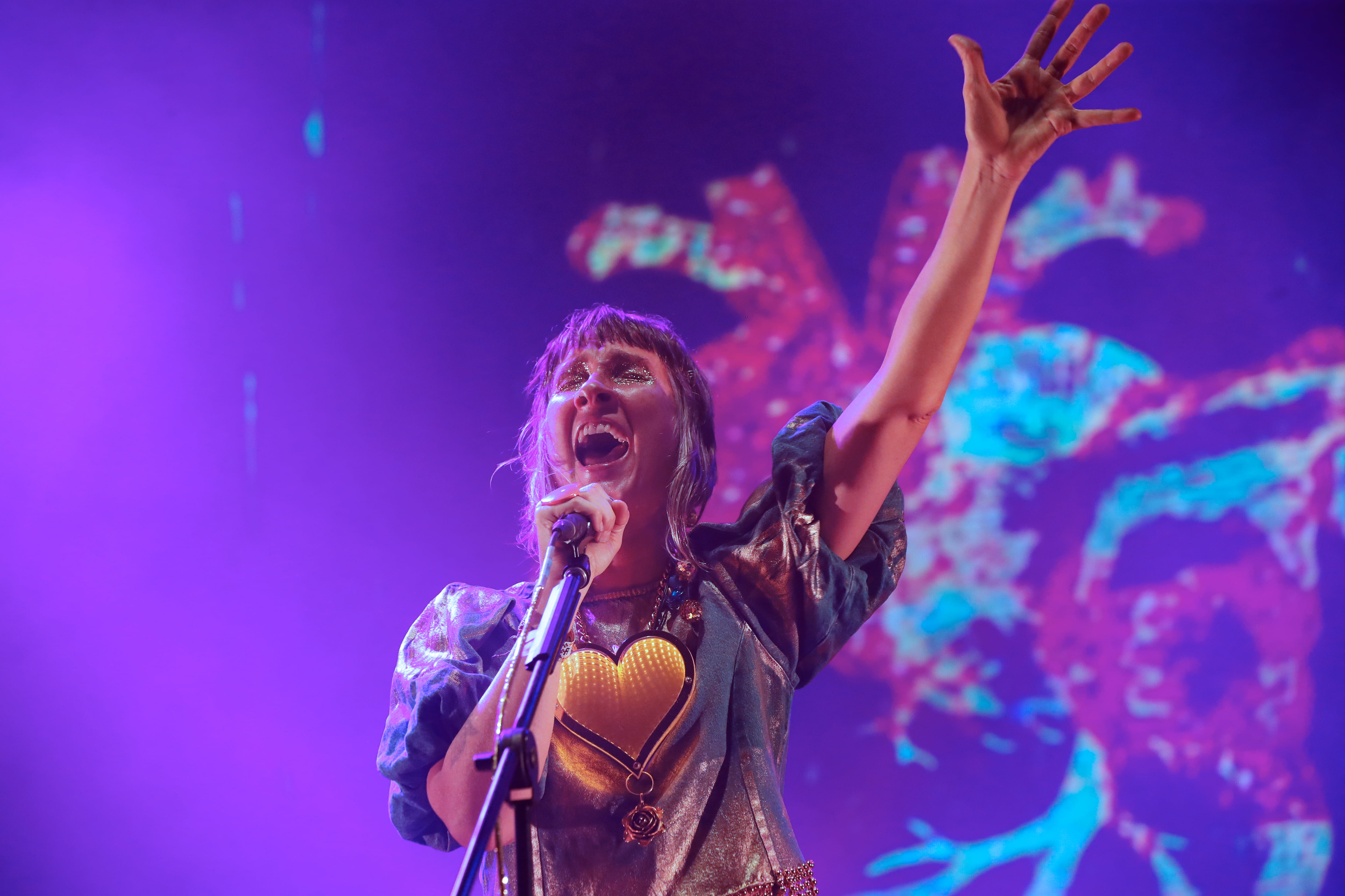 Concierto Aterciopelados 28 años  El Dorado su segundo trabajo de estudio Andrea Echeverri y Héctor Buitrago , junto a Carlos Vives y al cantante de Café Tacvba, Rubén Albarrán
Palacio de los Deportes de Bogotá 
22 de abril de 2023
Foto Guillermo Torres Reina / Semana