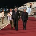 Llegada de Gustavo Petro a Cuba.