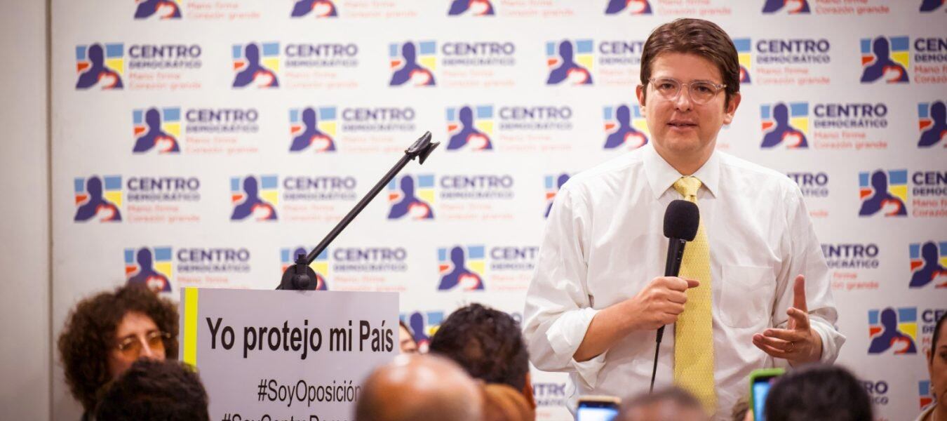Miguel Uribe Turbay se consolidó como una de las voces clave del Centro Democrático.