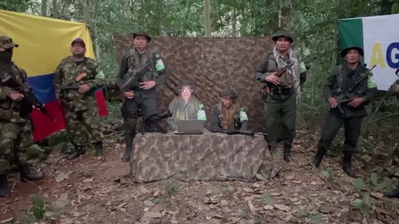 Hay dudas por el video en el que hablan supuestamente jefes del Clan del Golfo. No están Chiquito Malo ni Gonzalito y quien asume la vocería, alias Javier, parece superpuesto en la imagen.