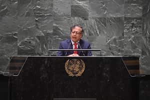Gustavo Petro en la ONU.