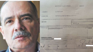 Comprobante de pago de Carlos Mattos a Gonzalo Guillen.