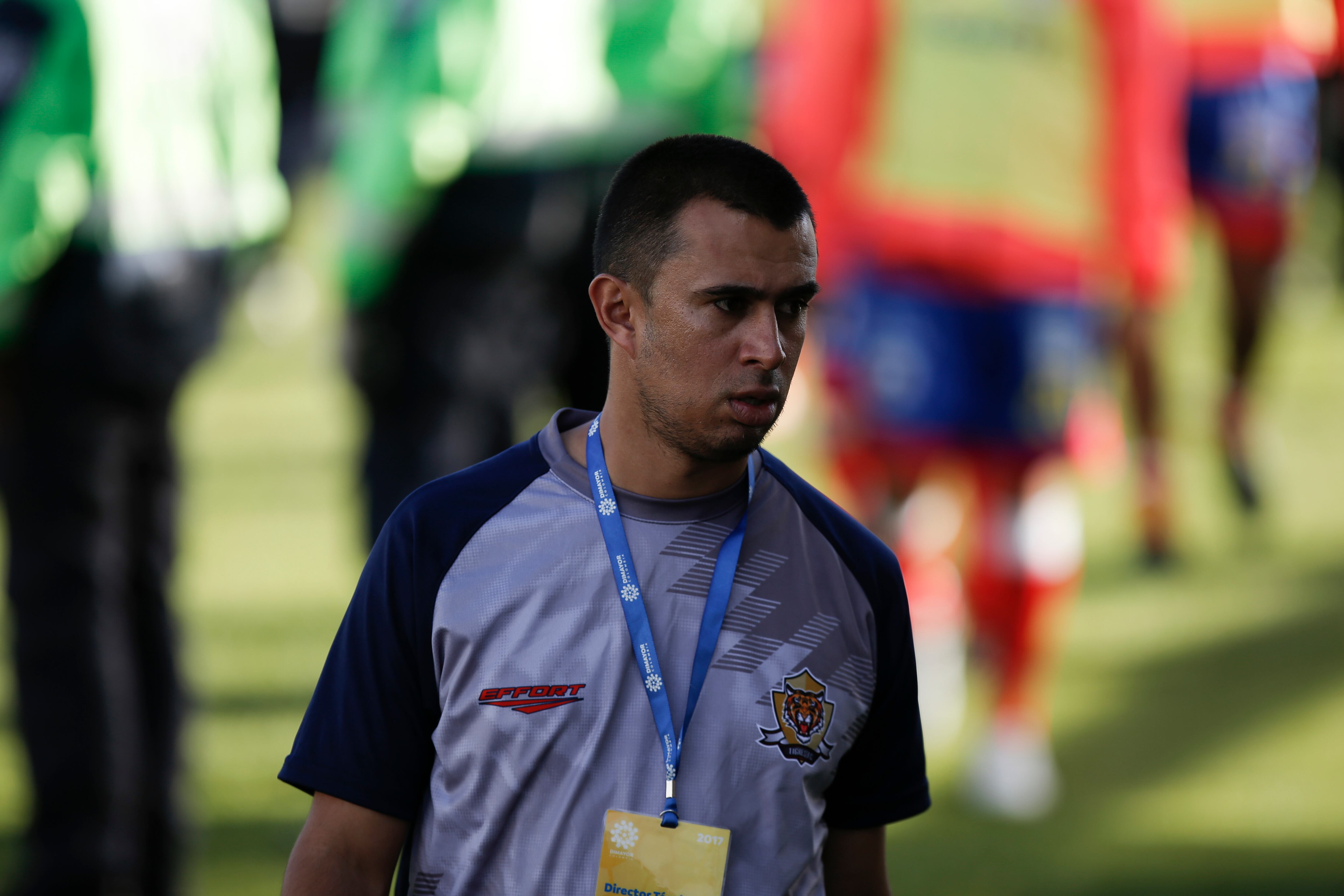 Bogotá. 14 Febrero 2017. En el estadio Metropolitano  de Techo, Tigres F.C. fué vencido por Deportivo Pasto 0 - 1 en marco de la fecha 3 de la Liga Águila I 2017. En la foto: Jhon Jairo Bodmer, director técnico del Tigres F.C. (Colprensa - Juan Páez).