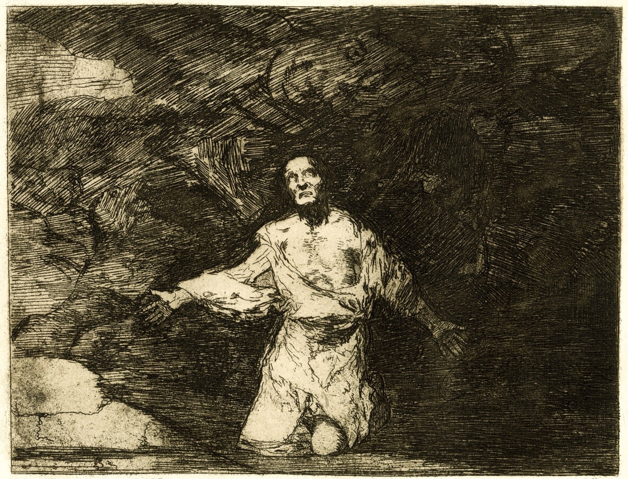 'Tristes presentimientos de lo que ha de acontecer', Francisco de Goya.