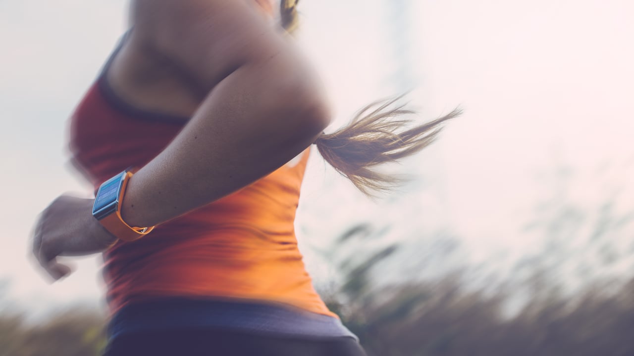 Mujer participando en la carrera. (Imagen de referencia).