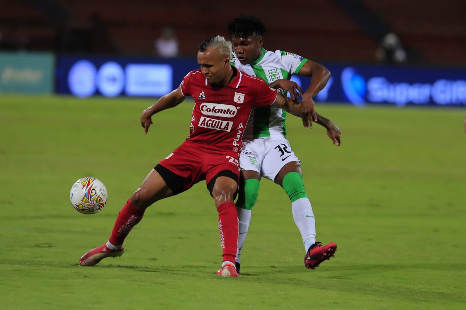 Partido Atlético Nacional vs América de Cali Liga BetPlay 2023, Resultado parcial 2-1