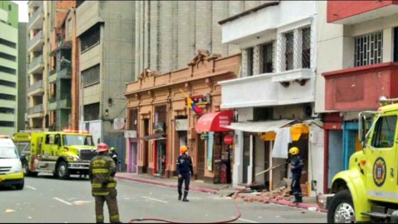 La explosión se registró en un local del centro de Medellín.