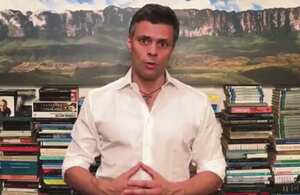 Leopoldo López, líder opositor de Venezuela.