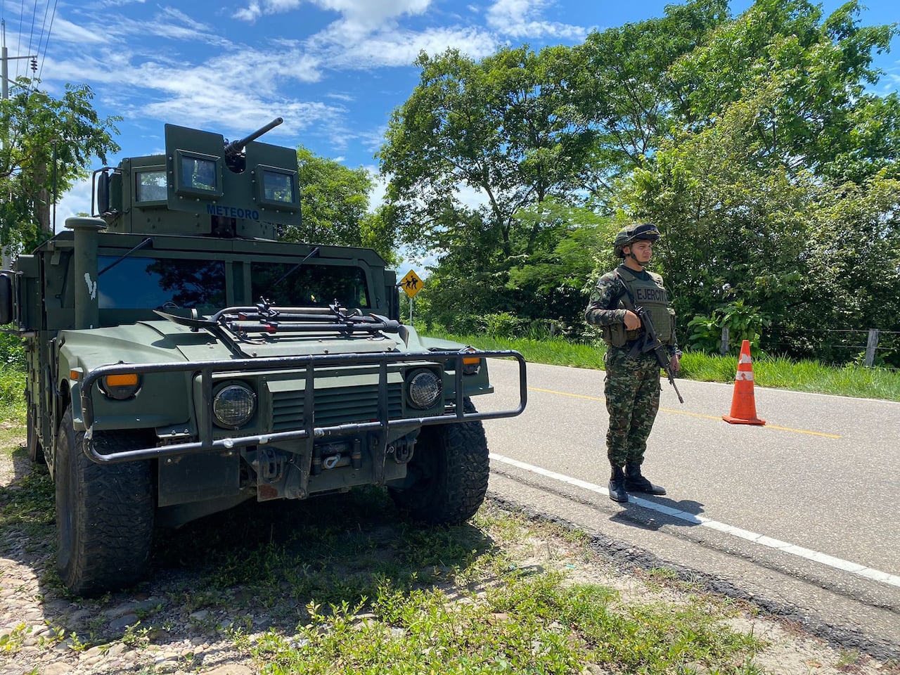 Más de cinco mil hombres y mujeres de las Fuerzas Militares intensifican el despliegue operacional en Chocó