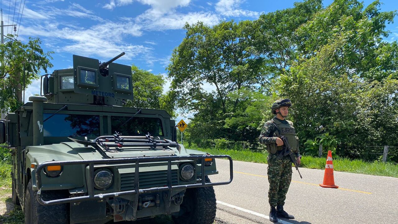 Más de cinco mil hombres y mujeres de las Fuerzas Militares intensifican el despliegue operacional en Chocó