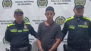 Alias Cara de Lástima, capturado por porte ilegal de arma de fuego.