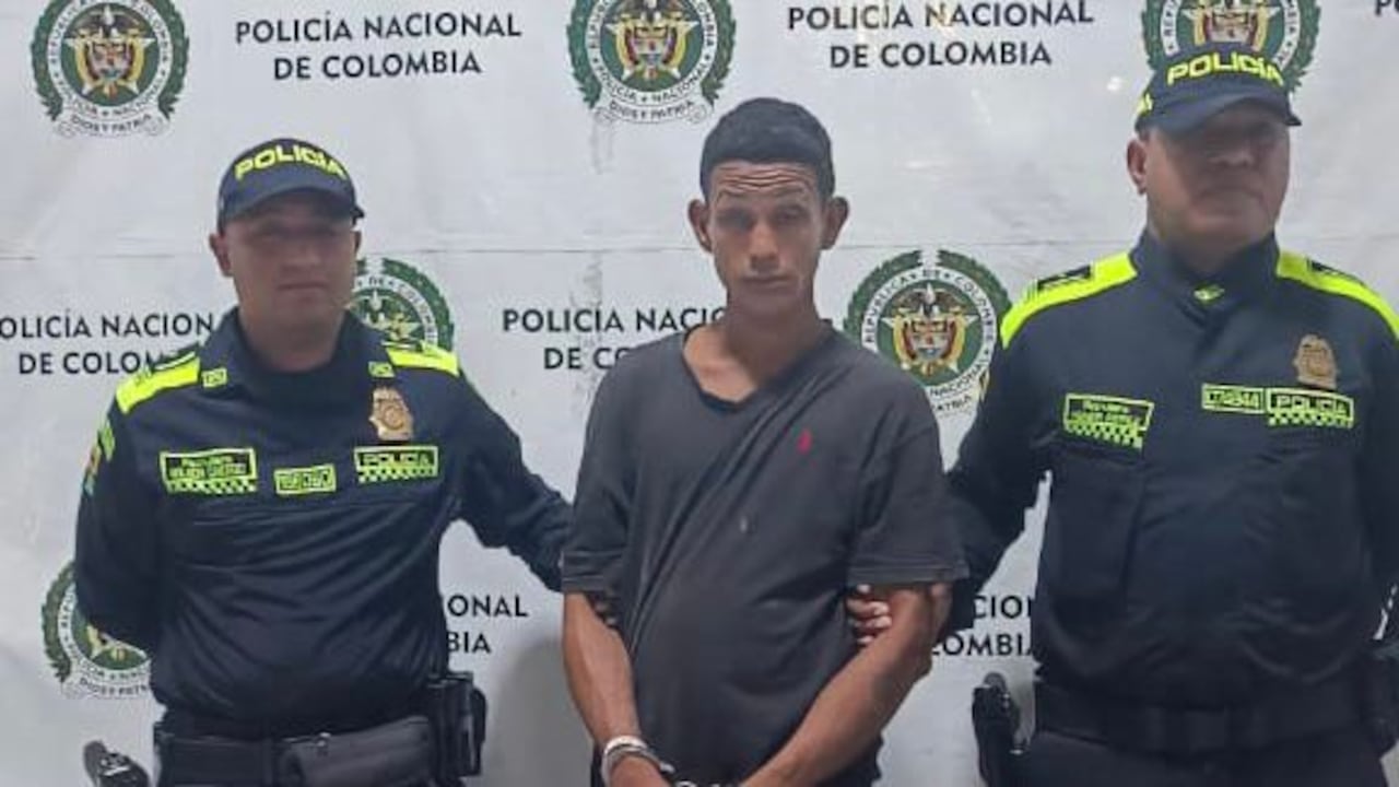 Alias Cara de Lástima, capturado por porte ilegal de arma de fuego.