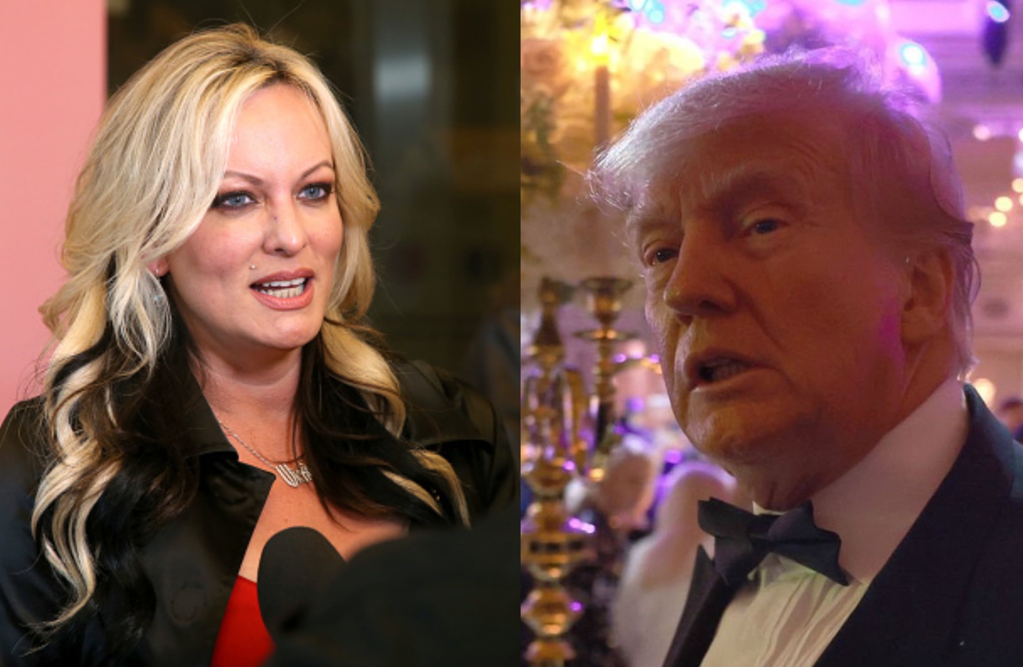Stormy Daniels y Donald Trump