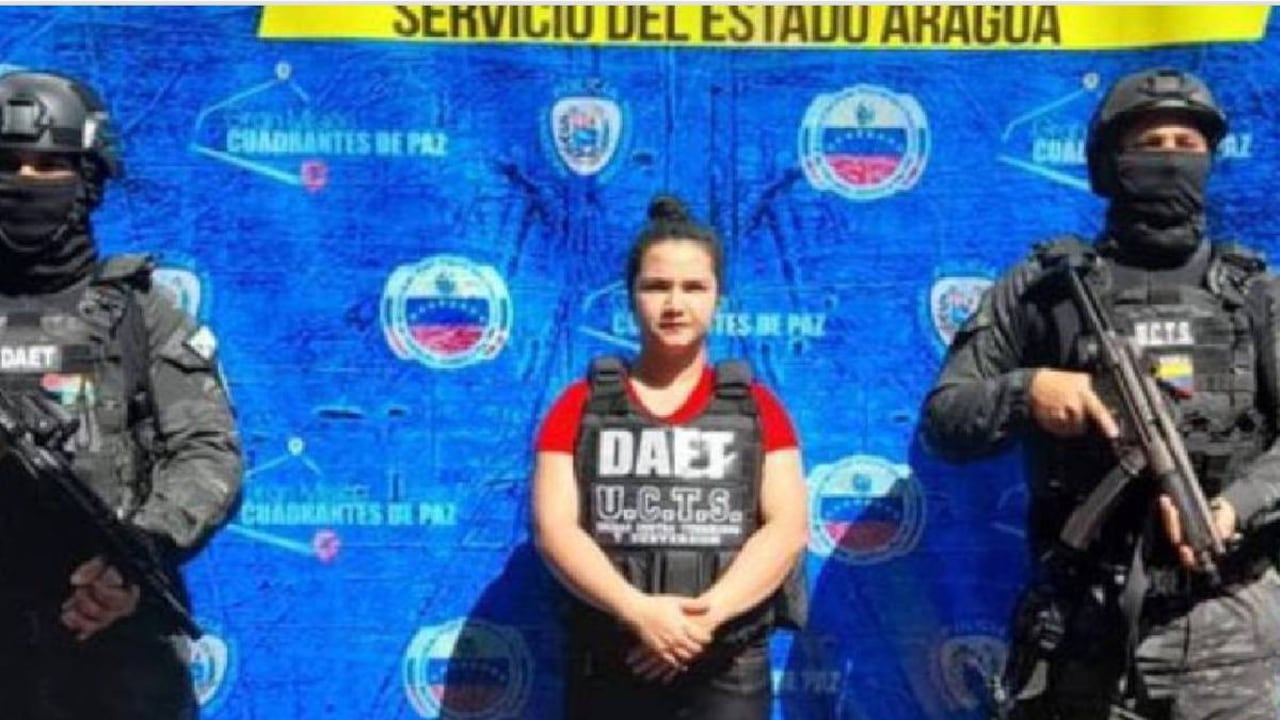La mujer fue capturada y trasladada a un lugar de resguardo policial en Venezuela