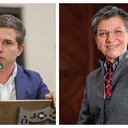 Jesús David Araque y Claudia López.