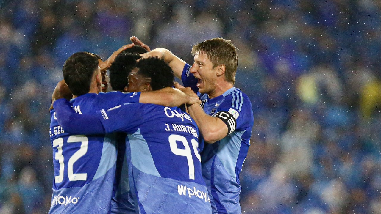 Bogotá. Agosto 8 de 2025. Millonarios enfrenta a Deportivo Cali, por encuentro válido de la Liga BetPlay II 2025 de la fecha 6, en el Estadio Nemecio Camacho El Campin. (Colprensa - Lina Gasca).