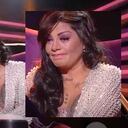 La cantante se mostró emocionada con la historia que contó uno de los concursantes de La descarga.