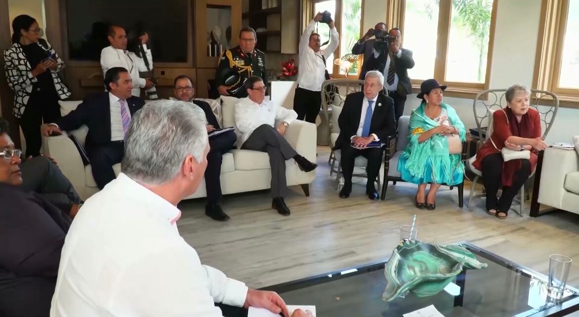 Reunión delegaciones progresistas Celac