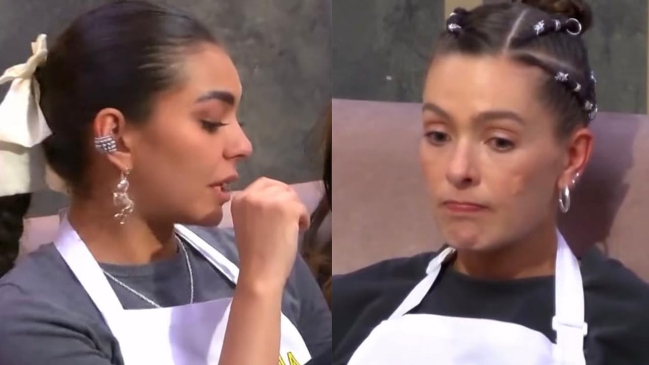 Valentina Taguado y Michelle Rouillard tuvieron diferencia en 'MasterChef Celebrity'.