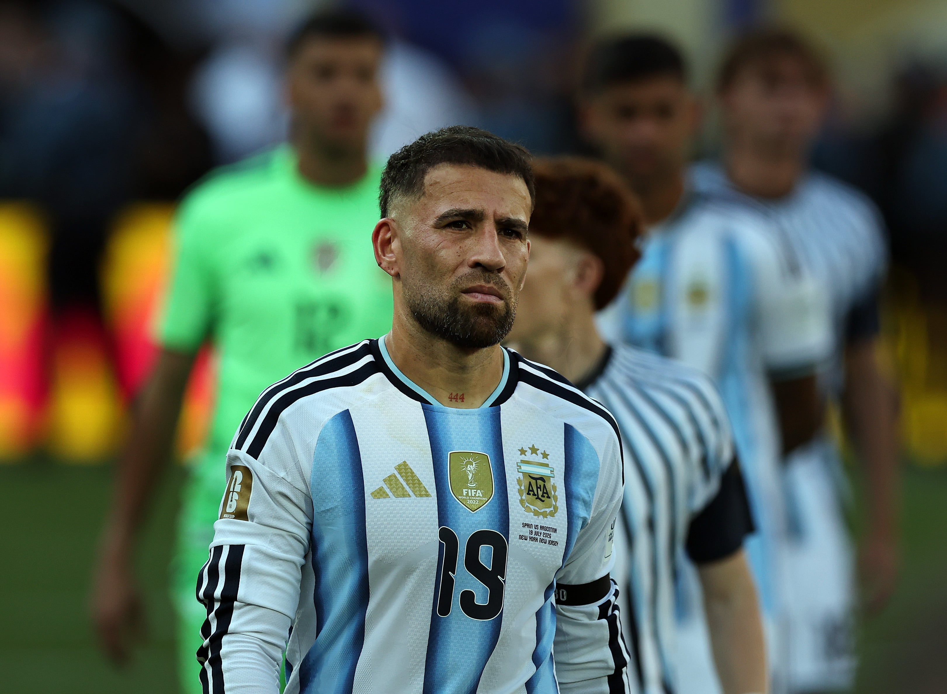Nicolás Otamendi, con 38 años no volverá a la selección Argentina tras el Mundial 2026