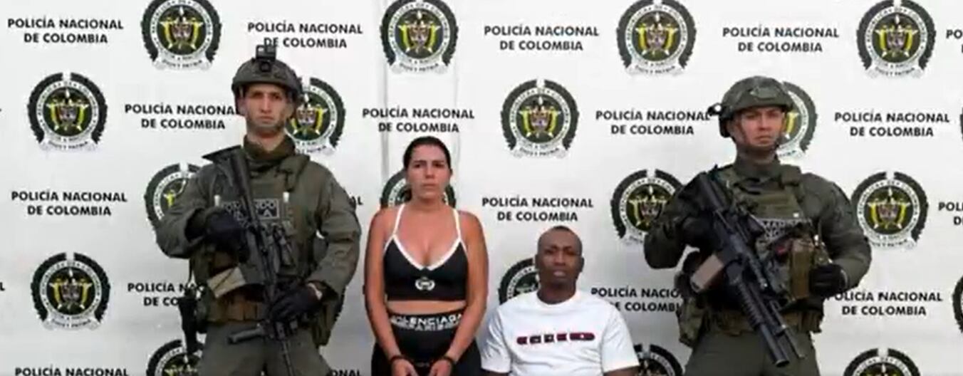 Capturan en Cali a Andrés Ulises Pastrana Guerrero alias "Tumaco" y su esposa Jessica Patiño Arango.