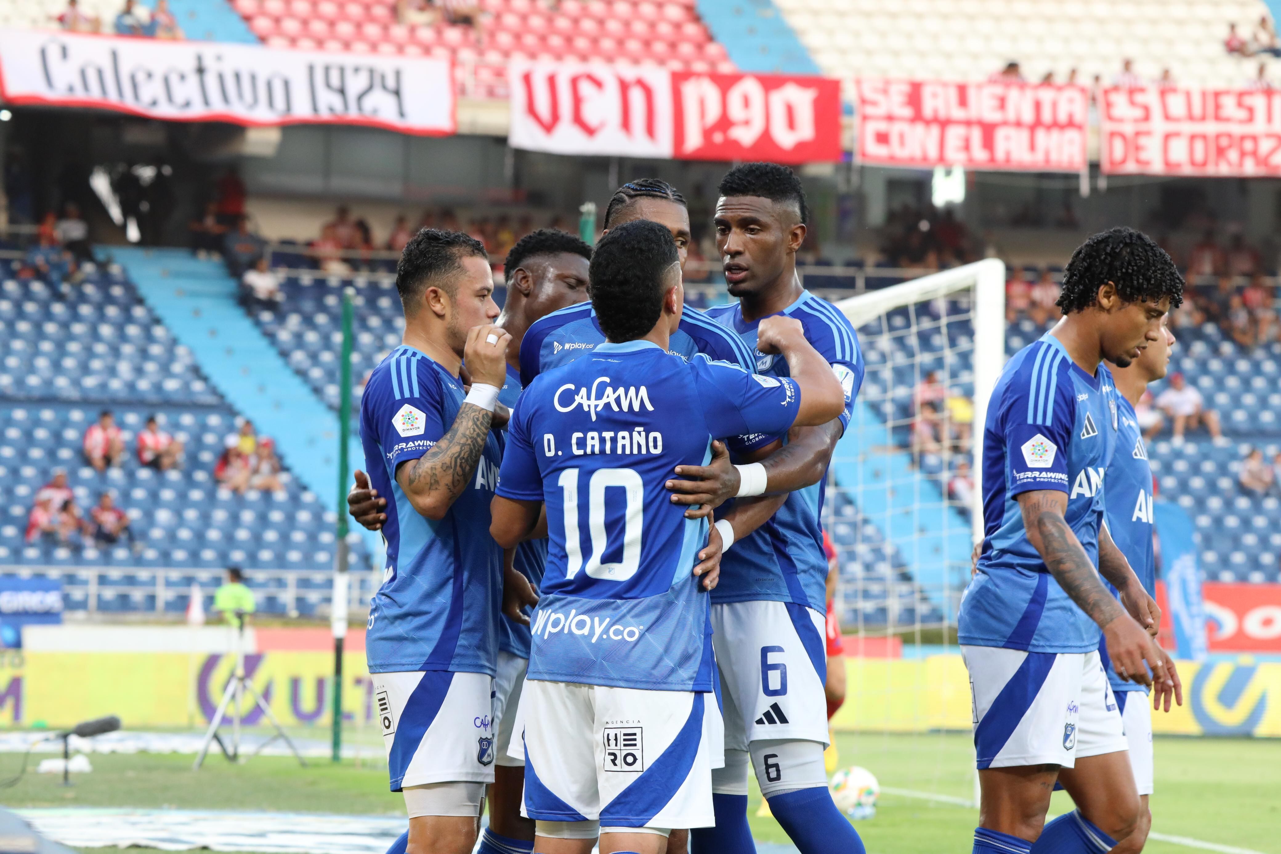 Junior y Millonarios se enfrentaron en un juego válido por la octava jornada de la Liga BetPlay