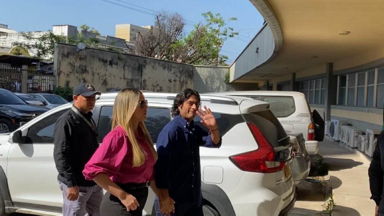 Nicolás Petro Burgos llegó a la audiencia de acusación en Barranquilla.