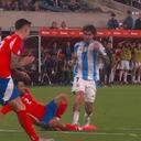 Rodrigo de Paul pudo ser expulsado ante Chile en Copa América 2024