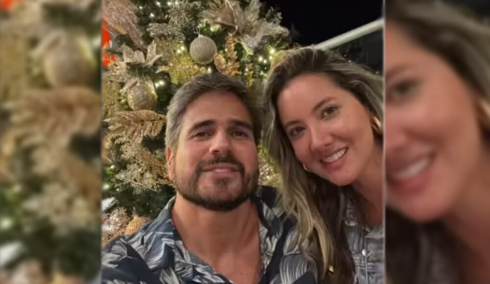 La pareja de famosos se mostró bastante enamorada en redes sociales.