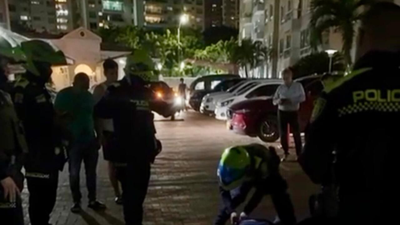 Lugar donde se registró la balacera en el norte de Barranquilla.