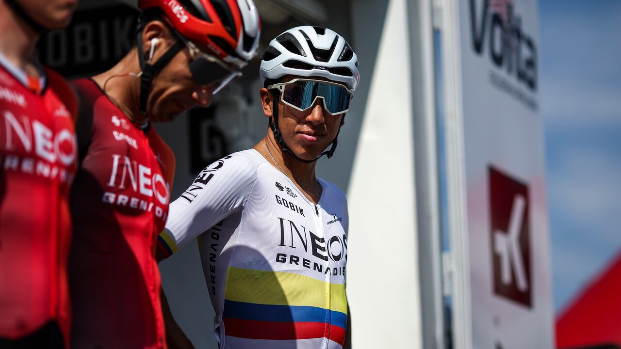 Egan Bernal, ciclista colombiano del Ineos Grenadiers.