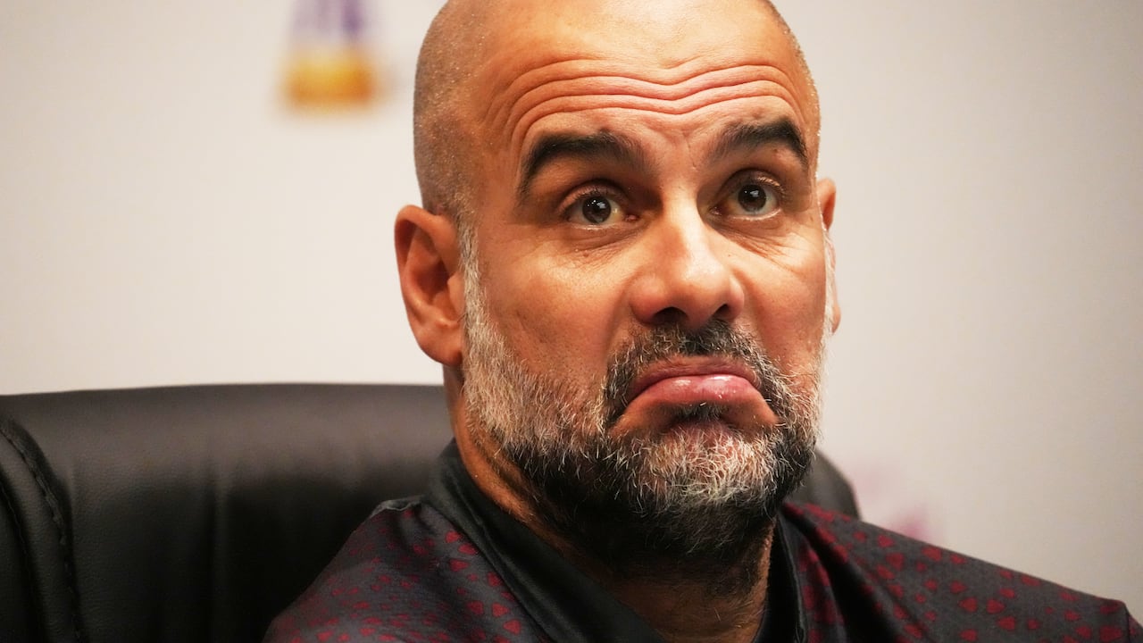 Pep Guardiola, técnico del Manchester City
