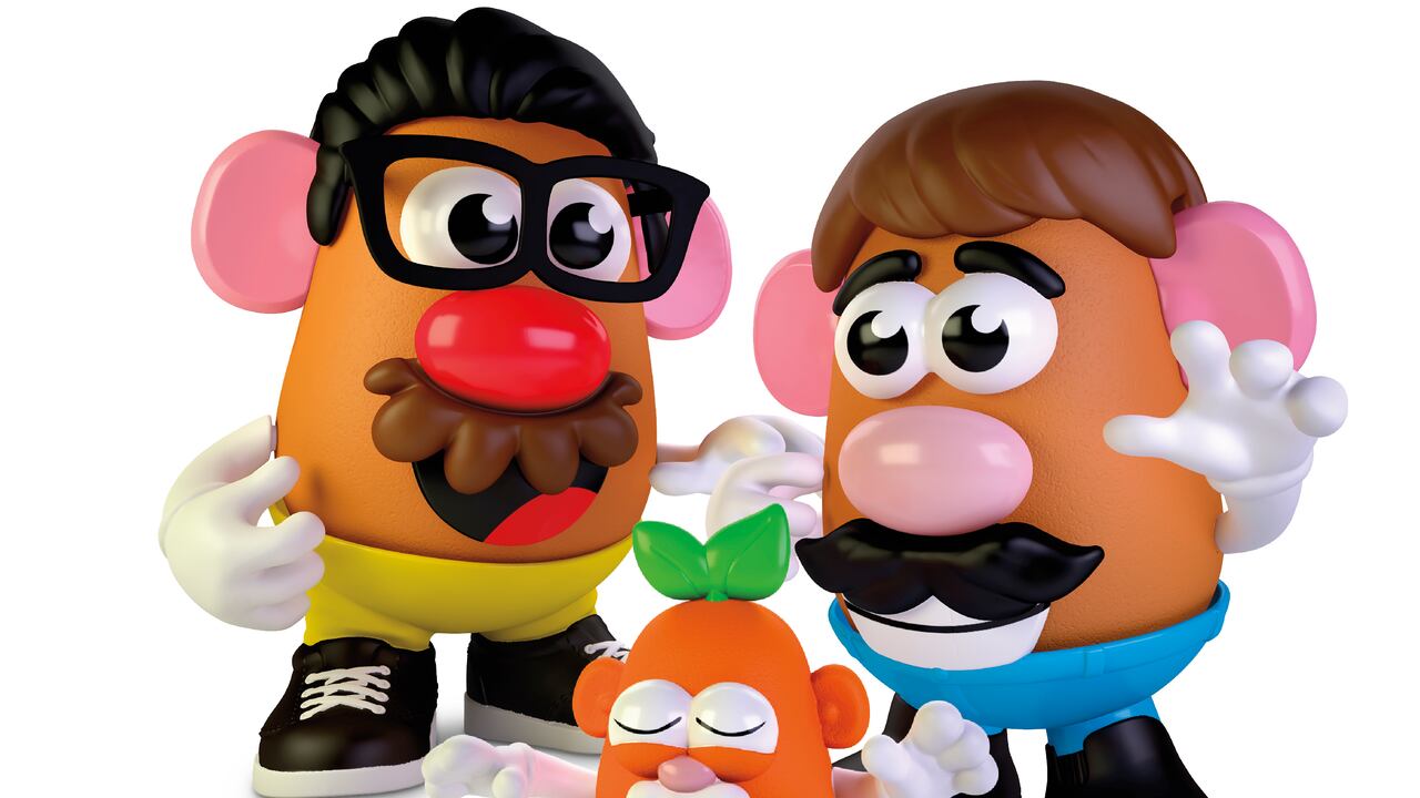 This photo provided by Hasbro shows the new Potato Head world.
