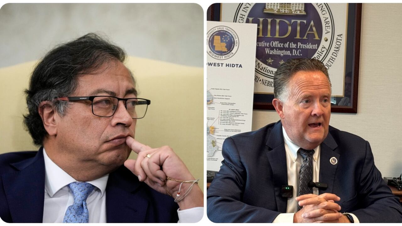 Gustavo Petro y Dan Neill.