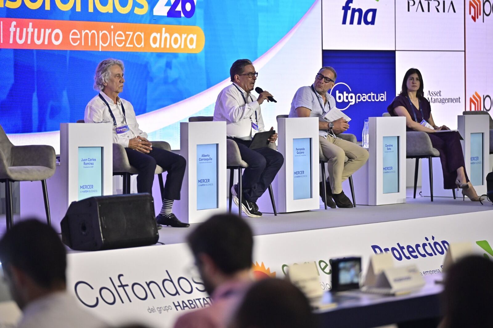 Congreso de Asofondos 2026. Panel económico.