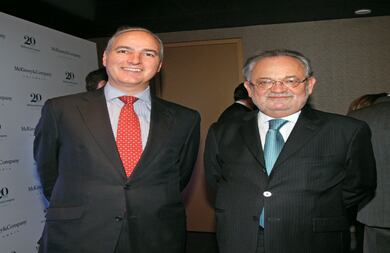 Sergio Michelsen y Luis Fernando Alarcón.