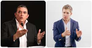 Gustavo Bolívar es candidato a la Alcaldía de Bogotá y Josías Fiesco aspira al Concejo de la capital.