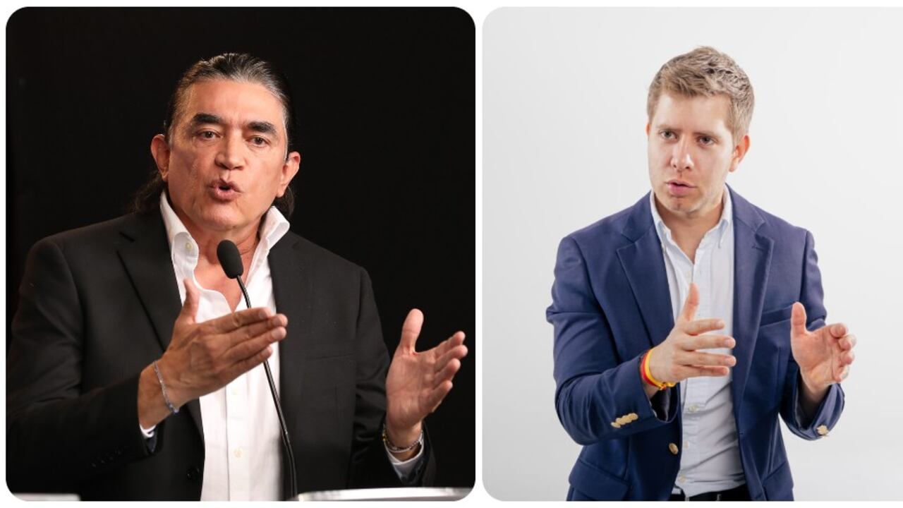 Gustavo Bolívar es candidato a la Alcaldía de Bogotá y Josías Fiesco aspira al Concejo de la capital.