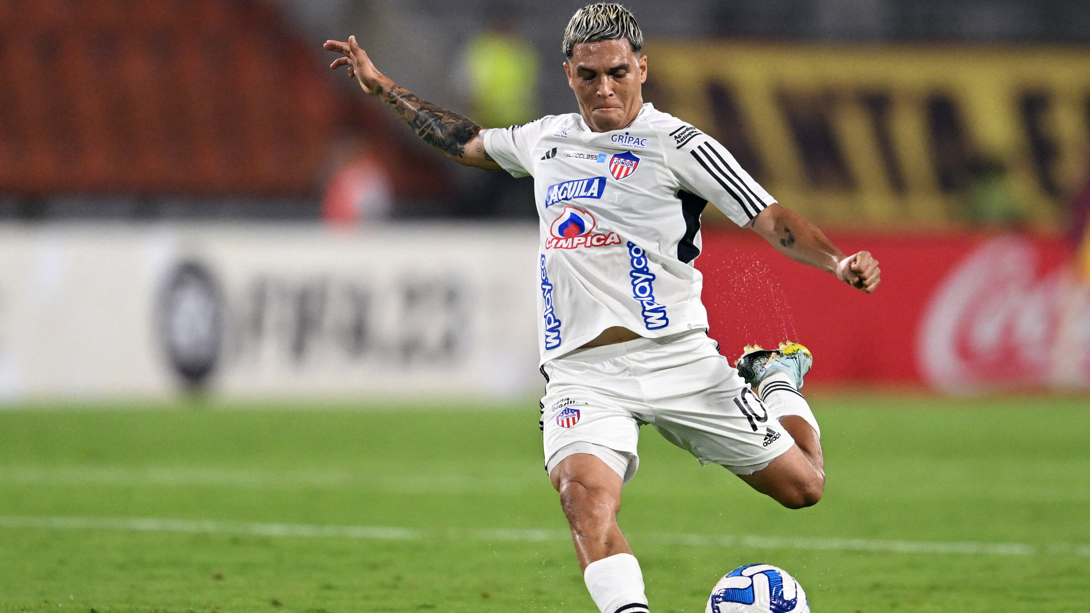 Quintero cuando aún vestía los colores del Junior de Barranquilla.