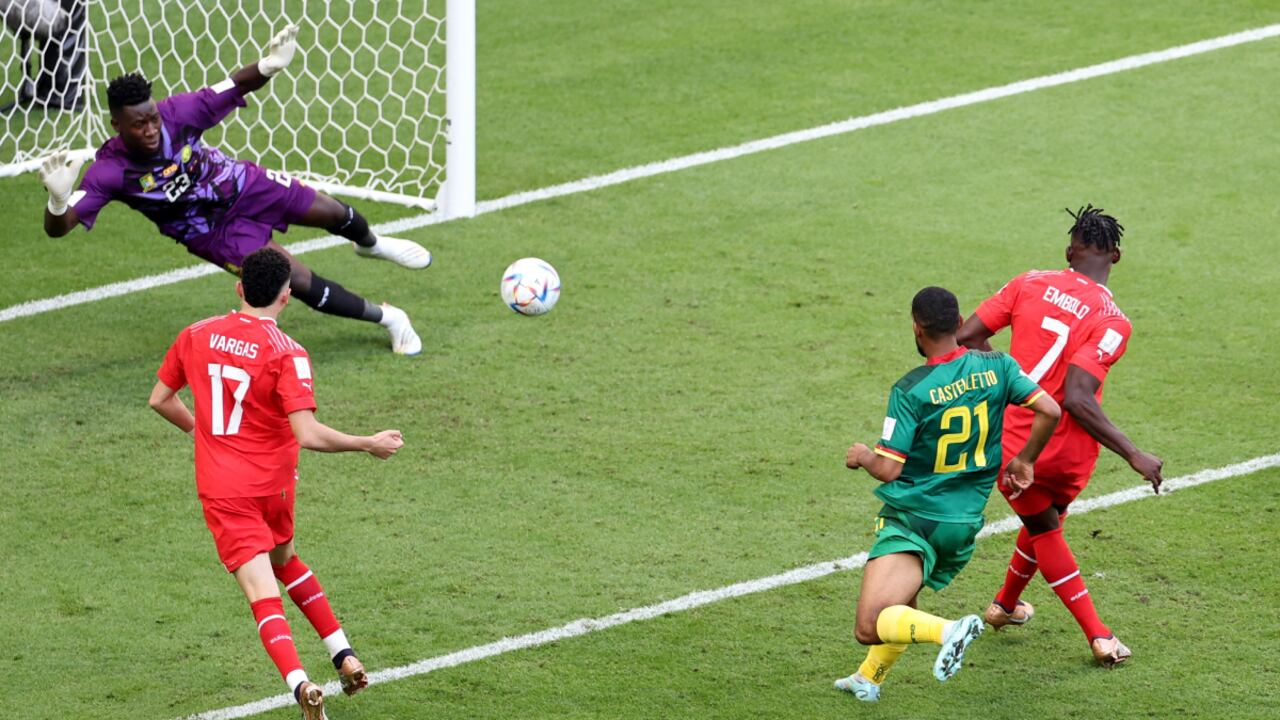 Breel Embolo hizo la única anotación del partido.