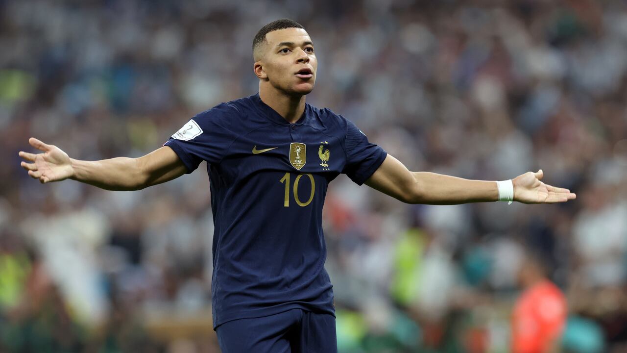 Kylian Mbappé, jugador del PSG y Francia.