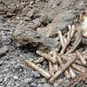 Balde con artefactos explosivos en Antioquia.