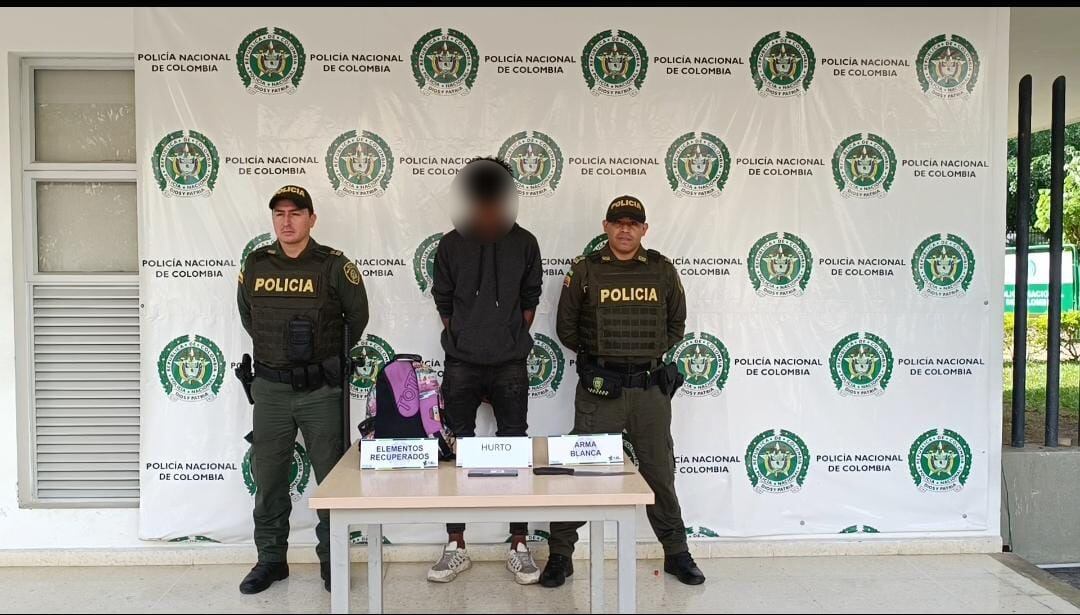 El capturado es un ciudadano venezolano, de 19 años.