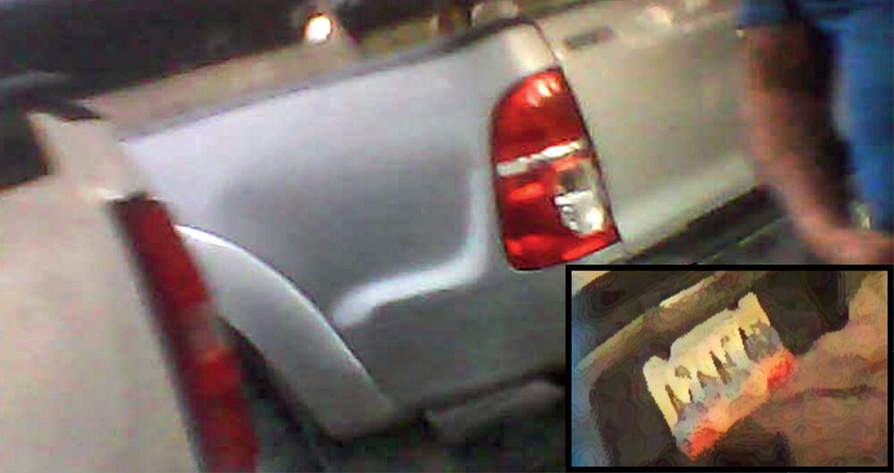 Esta es una de las camionetas, de placas venezolanas, en la que transita Santrich por las trochas de la frontera. 