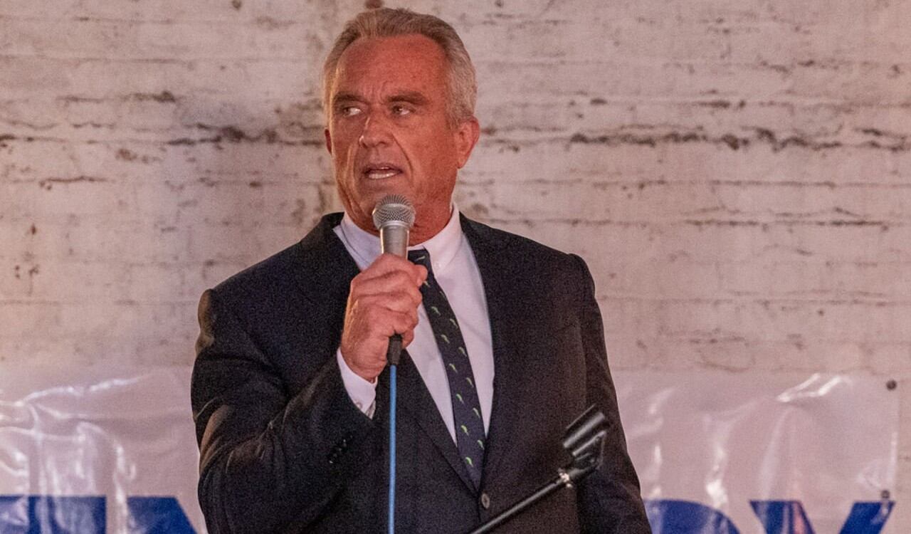 Robert Kennedy Jr, en su campaña electoral cuando era candidato a la presidencia por el partido Demócrata