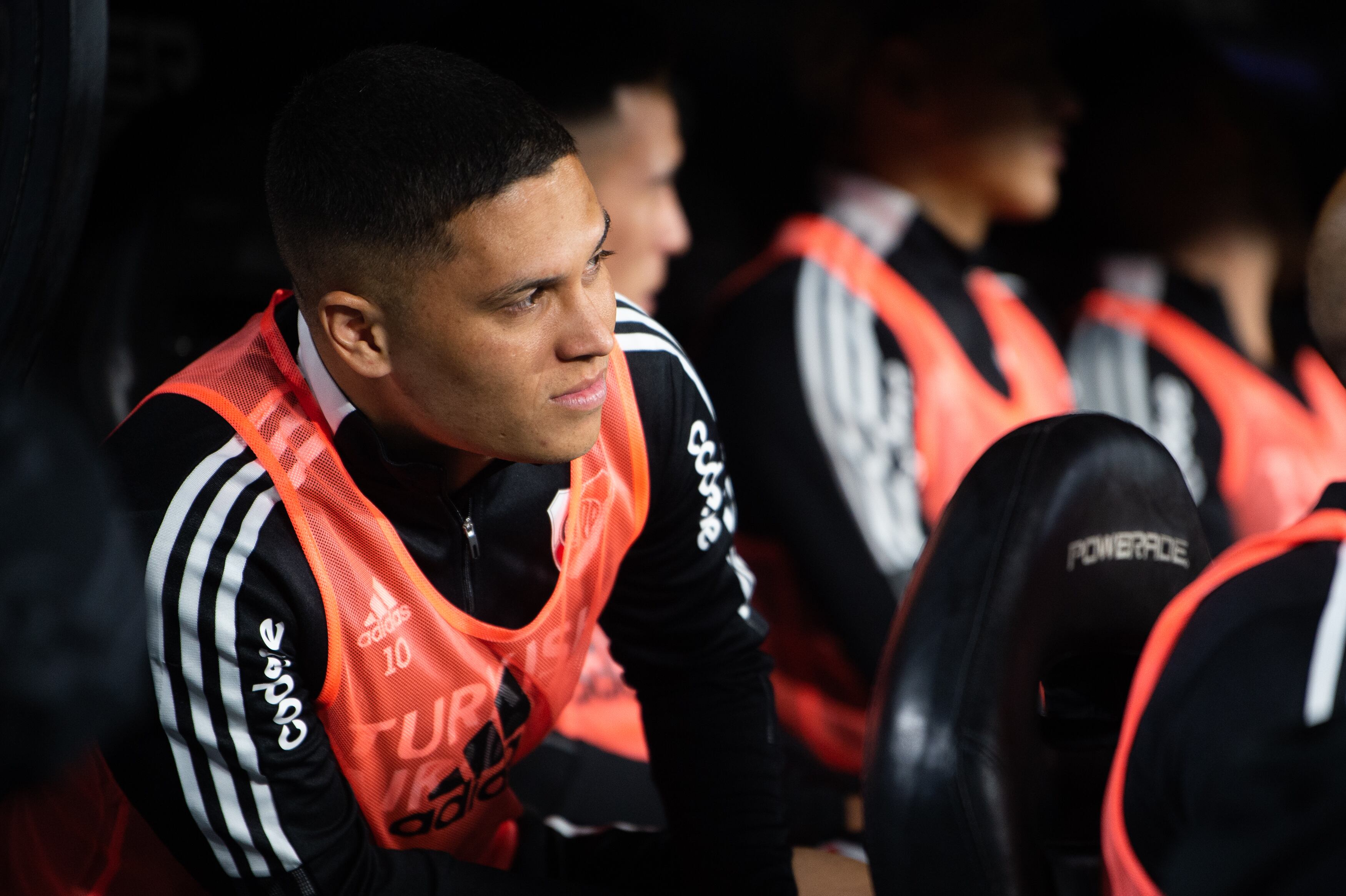 UENOS AIRES, ARGENTINA - 2022/02/05: Juan Fernando Quintero of River Plate prior to the friendly match between River Plate and Velez Sarfield, at the Antonio Vespucio Liberti Monumental Stadium.
Final score 0-0. (Photo by Manuel Cortina/SOPA Images/LightRocket via Getty Images)