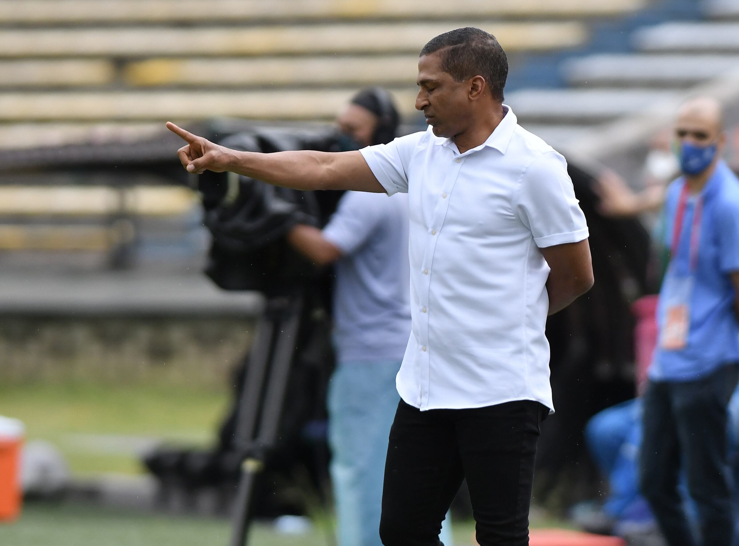 MEDELLIN. Mayo 2 de 2021. Atlético Nacional enfrenta a La Equidad durante partido por los cuartos de final vuelta de la Liga BetPlay jugado en el estadio Atanasio Girardot de la ciudad de Medellín. (Cortesía Dimayor)