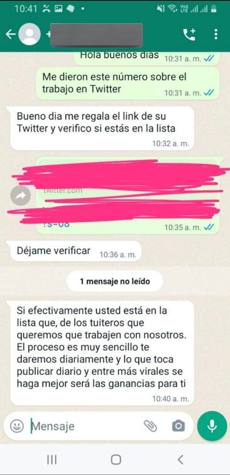 Day Vásquez, revela conversaciones sobre bodegas en su contra