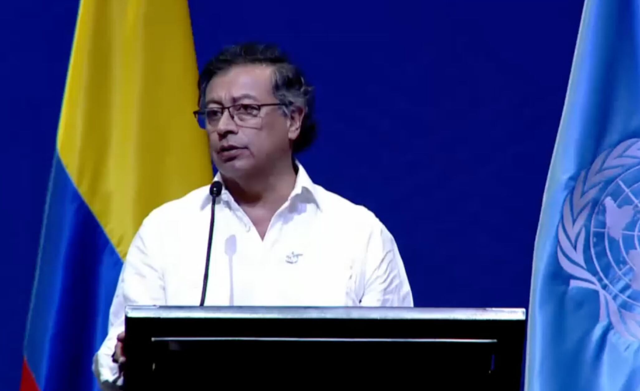 Gustavo Petro en la COP16.
